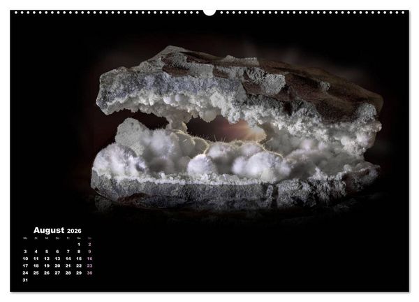 Produktbild: MINERALIEN designed by nature (Wandkalender 2026 DIN A2 quer), CALVENDO Monatskalender