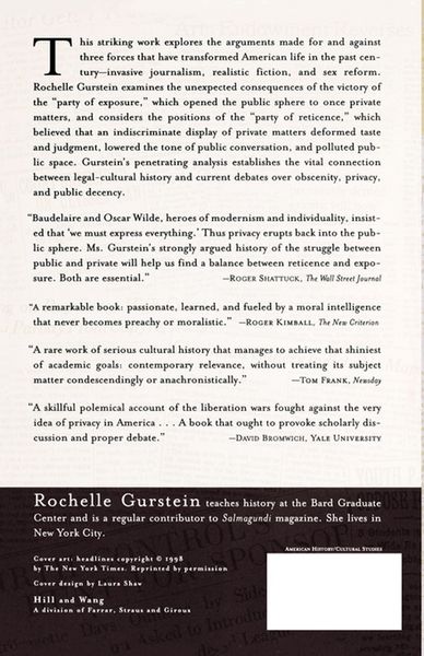 Produktbild: The Repeal of Reticence