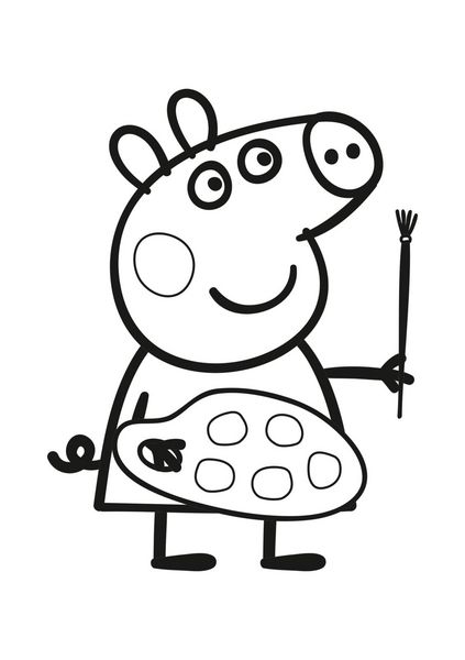 Produktbild: Peppa Wutz Ausmalbilder: Mein toller Malblock