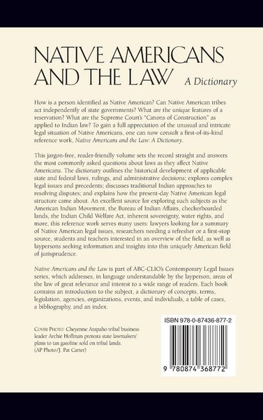 Produktbild: Native Americans and the Law
