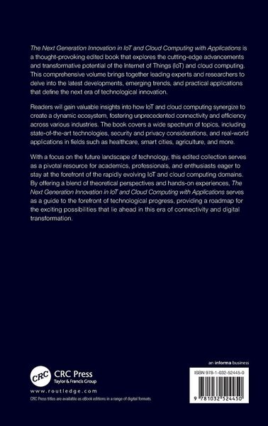 Produktbild: The Next Generation Innovation in IoT and Cloud Computing with Applications