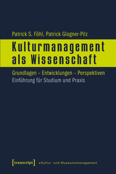 Produktbild: Kulturmanagement als Wissenschaft