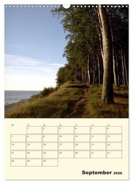 Produktbild: Usedom (Wandkalender 2026 DIN A3 hoch), CALVENDO Monatskalender
