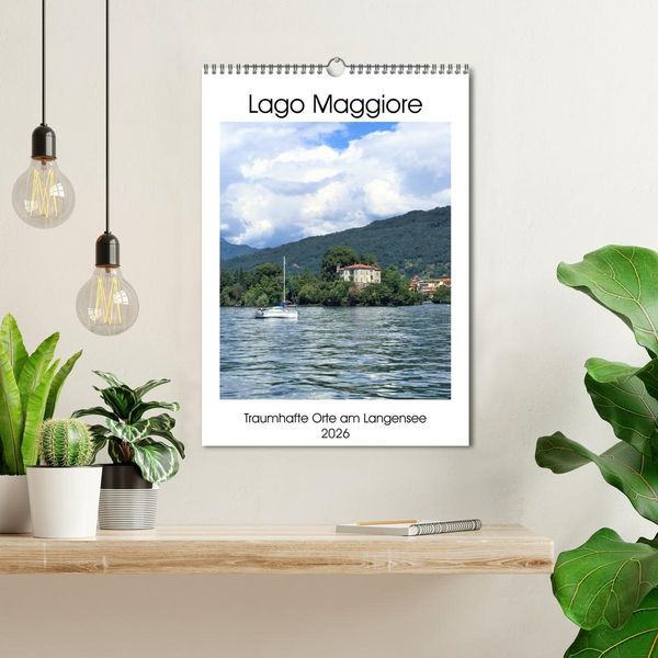 Produktbild: Traumhafter Lago Maggiore (Wandkalender 2026 DIN A3 hoch), CALVENDO Monatskalender