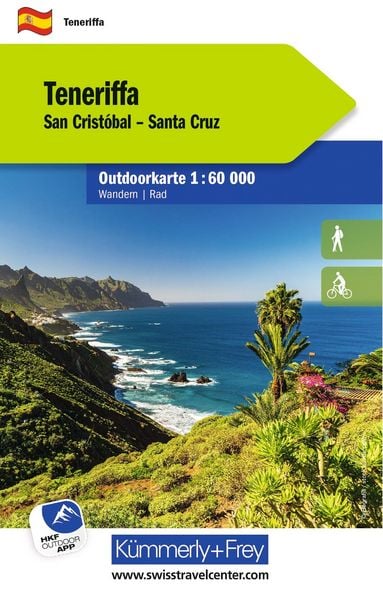 Produktbild: K&uuml;mmerly+Frey Outdoorkarte Teneriffa 1:60.000