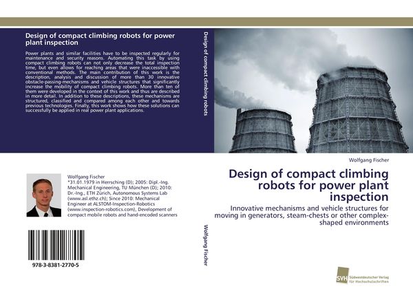 Produktbild: Design of compact climbing robots for power plant inspection