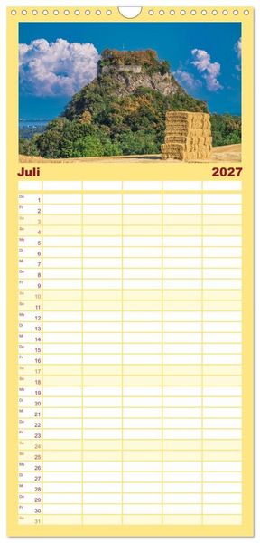 Produktbild: Familienplaner 2027 - Herbst rund um den Bodensee mit 5 Spalten (Wandkalender, 21 x 45 cm) CALVENDO