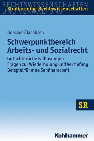 Produktbild: Schwerpunktbereich Arbeits- und Sozialrecht