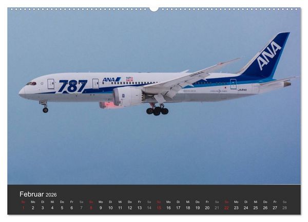 Produktbild: Verkehrsflugzeuge (Wandkalender 2026 DIN A2 quer), CALVENDO Monatskalender
