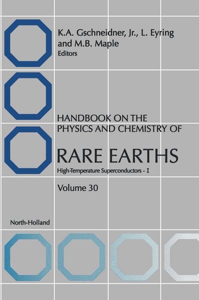 Produktbild: Handbook on the Physics and Chemistry of Rare Earths