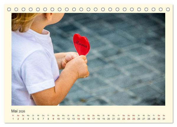 Produktbild: Das sch&ouml;nste Jahr, das Jahr der LIEBE (Tischkalender 2026 DIN A5 quer), CALVENDO Monatskalender
