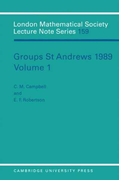 Produktbild: Groups St Andrews 1989: Volume 1