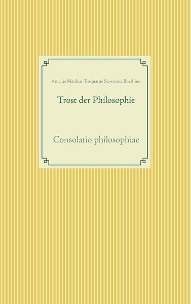 Produktbild: Trost der Philosophie
