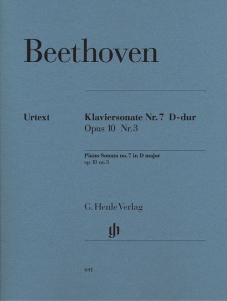 Produktbild: Ludwig van Beethoven - Klaviersonate Nr. 7 D-dur op. 10 Nr. 3