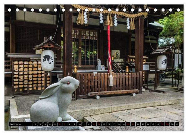 Produktbild: Kyotos Tempel - Bilder aus Japan (Tischkalender 2026 DIN A5 quer), CALVENDO Monatskalender