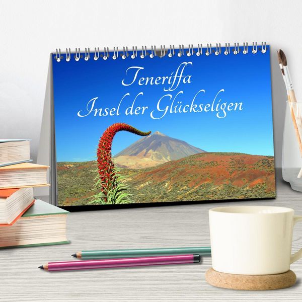 Produktbild: Teneriffa Insel der Gl&uuml;ckseligen (Tischkalender 2026 DIN A5 quer), CALVENDO Monatskalender