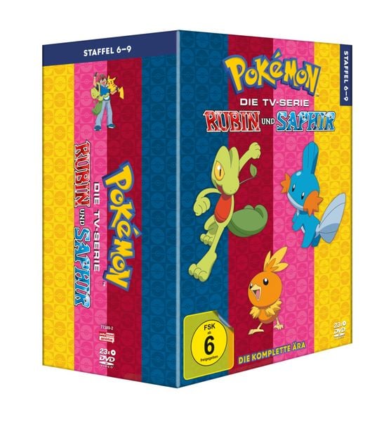 Produktbild: Pok&eacute;mon - Die TV-Serie: Rubin und Saphir - Staffel 6-9 [23 DVDs]