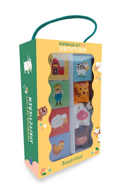 Produktbild: Pappbuch-Set mit Spritztieren - Bauernhof