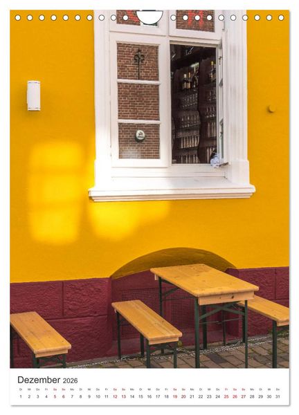 Produktbild: Husumer Ansichten, malerische Hafenstadt an der Nordsee (Wandkalender 2026 DIN A4 hoch), CALVENDO Monatskalender