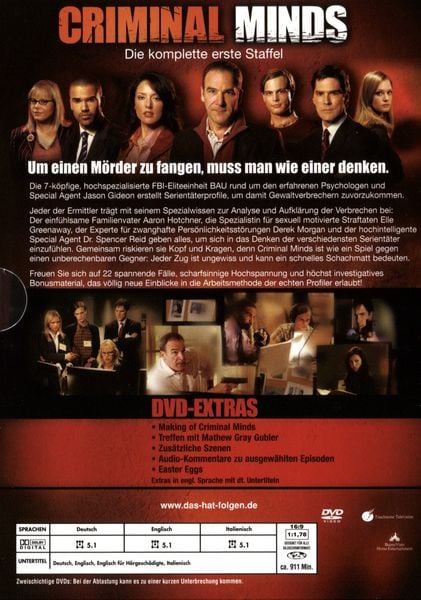 Produktbild: Criminal Minds - Die komplette erste Staffel [6 DVDs]