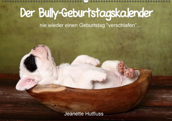 Der Bully-Geburtstagskalender - nie wieder einen Geburtstag 'verschlafen'... (Wandkalender immerwährend DIN A2 quer)
