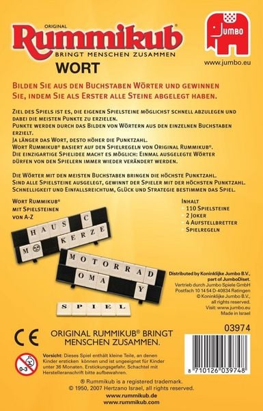 Produktbild: Original Rummikub WORT Kompakt in Metalldose