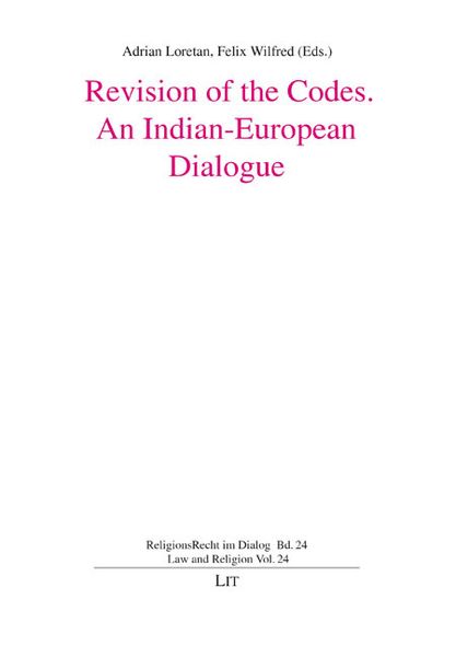 Produktbild: Revision of the Codes, An Indian-European Dialogue