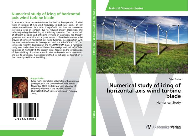 Produktbild: Numerical study of icing of horizontal axis wind turbine blade