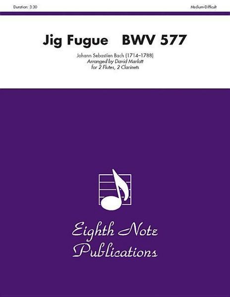 Produktbild: Bach, J: Jig Fugue, Bwv 577