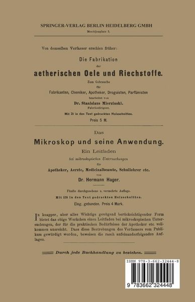 Produktbild: Die Desinfectionsmittel