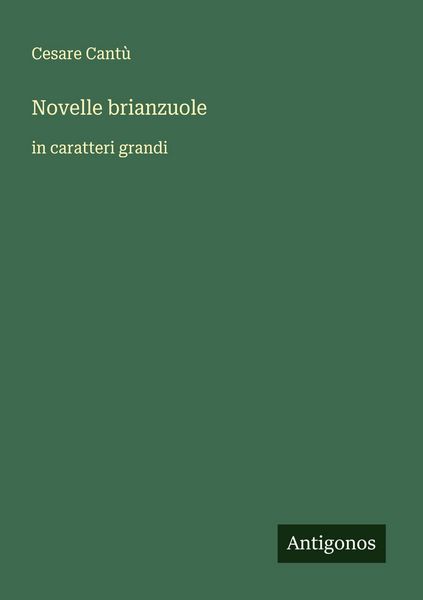 Produktbild: Novelle brianzuole