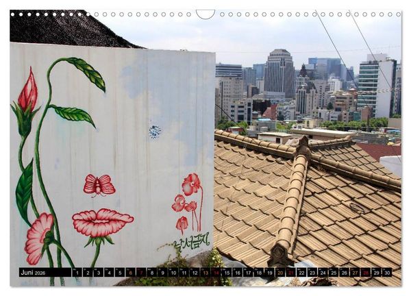 Produktbild: Street Art Seoul (Wandkalender 2026 DIN A3 quer), CALVENDO Monatskalender