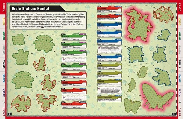 Produktbild: Pok&eacute;mon: Das gro&szlig;e Stickerbuch mit allen Regionen von Kanto bis Galar