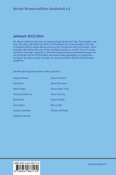 Produktbild: Jahrbuch 2013/2014