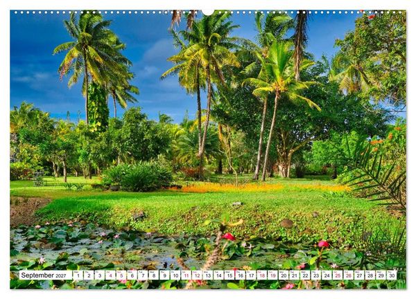 Produktbild: Mauritius - Holiday island in the Indian Ocean (High Quality Premium Wall Calendar 2027 DIN A2 landscape),CALVENDO 12 Month Wall Calendar