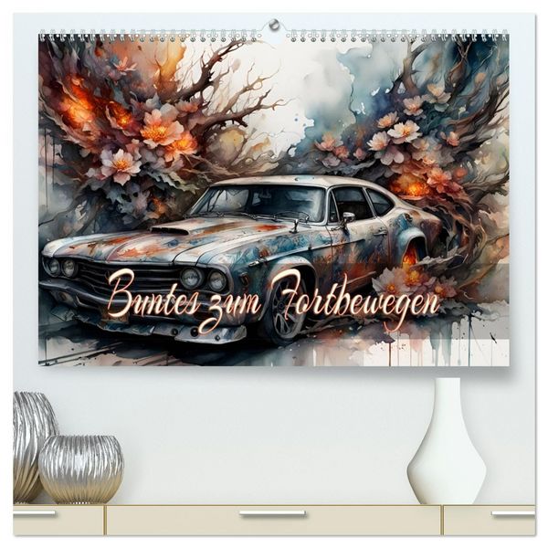 Produktbild: Buntes zum Fortbewegen (hochwertiger Premium Wandkalender 2026 DIN A2 quer), Kunstdruck in Hochglanz