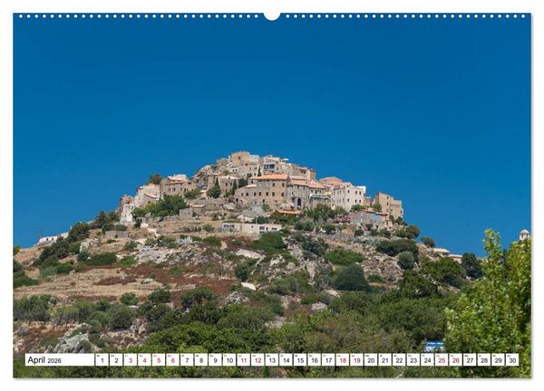 Produktbild: Korsika - Insel des Gl&uuml;cks (hochwertiger Premium Wandkalender 2026 DIN A2 quer), Kunstdruck in Hochglanz