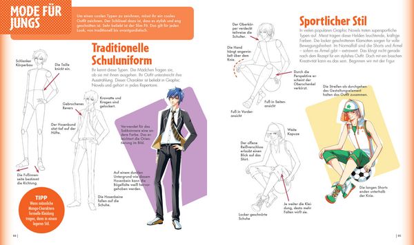 Produktbild: Dein ultimativer Manga-Anime-Zeichenkurs &ndash; Fashion &ndash; Starke Charaktere in stylischen Outfits
