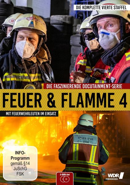 Feuer und Flamme - Mit Feuerwehrmännern im Einsatz - Staffel 4 [2 DVDs]