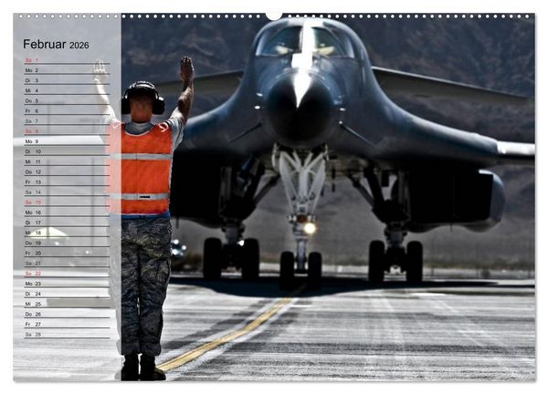 Produktbild: Kampfjets. U.S. Aircraft (Wandkalender 2026 DIN A2 quer), CALVENDO Monatskalender