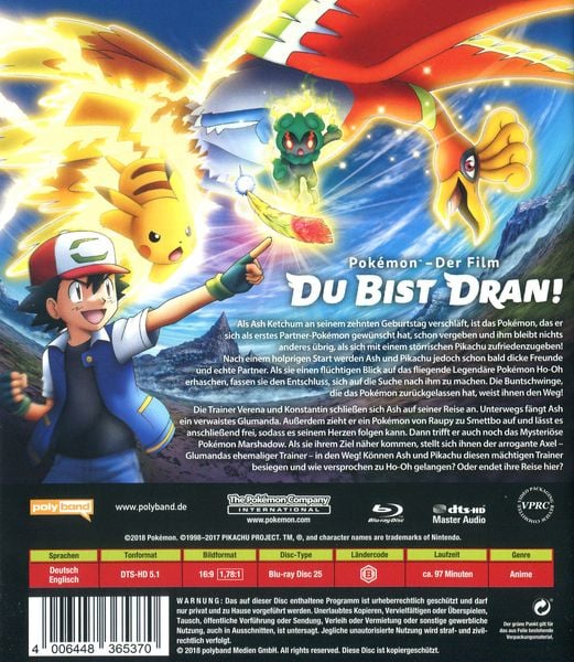 Produktbild: Pokemon - Der Film: Du bist dran!