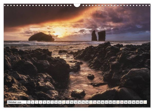 Produktbild: Azoren &ndash; Paradies im Atlantik (Wandkalender 2026 DIN A3 quer), CALVENDO Monatskalender