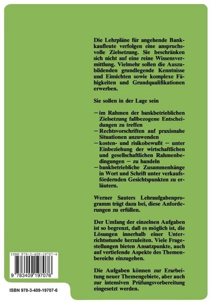 Produktbild: Lehraufgabenprogramm f&uuml;r den Bankkaufmann