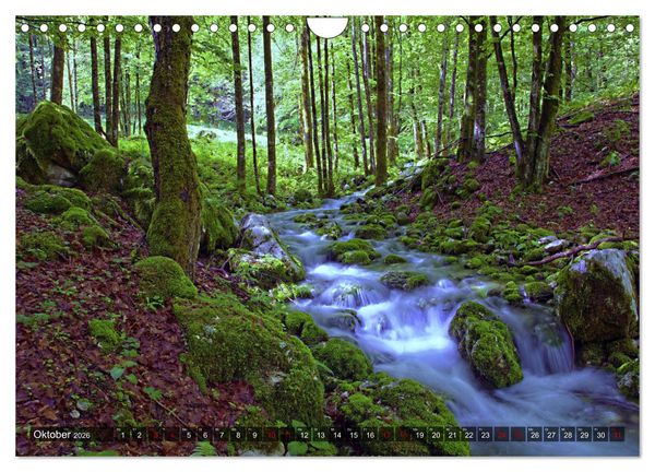 Produktbild: Slowenien - Soca Tal (Wandkalender 2026 DIN A4 quer), CALVENDO Monatskalender