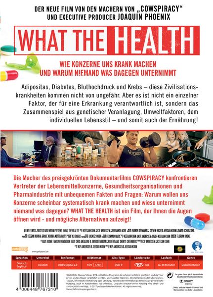 Produktbild: What the Health - Wie Konzerne uns krank machen und warum niemand was dagegen unternimmt.