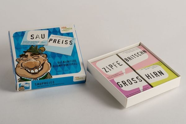 Produktbild: Sauprei&szlig;. Das bairische Schimpfwortspiel