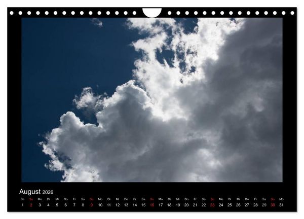 Produktbild: Wolkenbilder (Wandkalender 2026 DIN A4 quer), CALVENDO Monatskalender