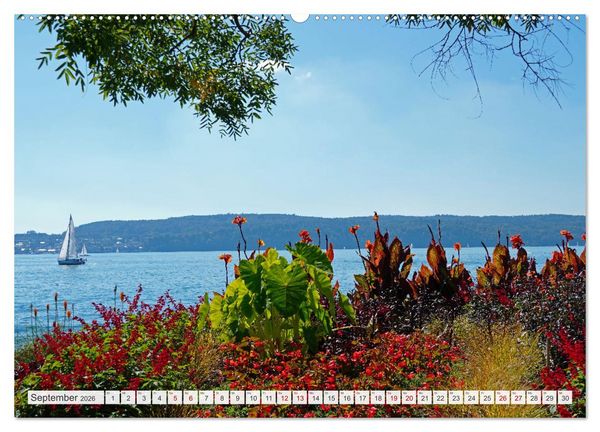 Produktbild: Bodensee - Traumlandschaften am Wasser (Wandkalender 2026 DIN A2 quer), CALVENDO Monatskalender