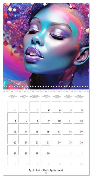 Produktbild: Fascination artful hair (Wall Calendar 2026 12 &times; 12 Inch) CALVENDO 12 Month Wall Calendar