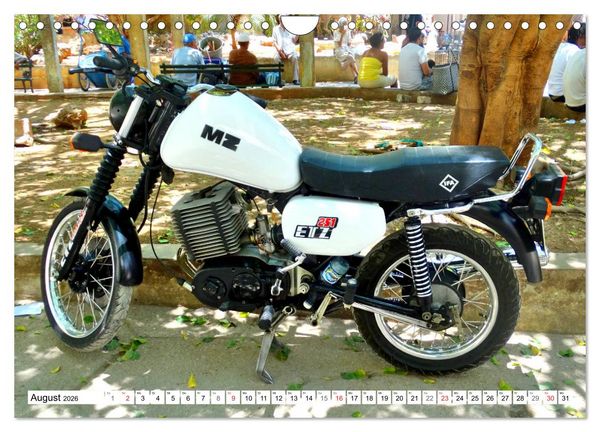 Produktbild: MZ ETZ 251 - Letztes Motorrad der DDR (Wandkalender 2026 DIN A4 quer), CALVENDO Monatskalender